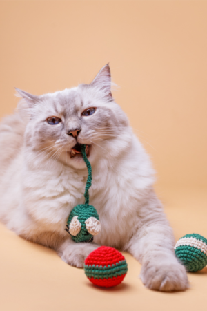 jouets crochet herbe à chat noël