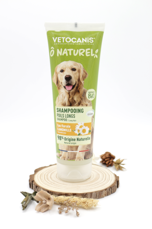 shampooing naturel pour chien poils longs