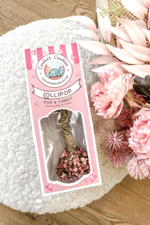 sucette pour chien saint valentin cooka's cookies friandise naturelle