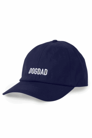 casquette dog dad coton bleu marine
