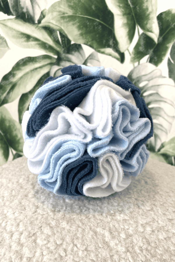 balle de fouille jouet occupation pour chien chat bleu glace